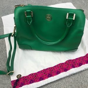 Green Tory Burch Satchel